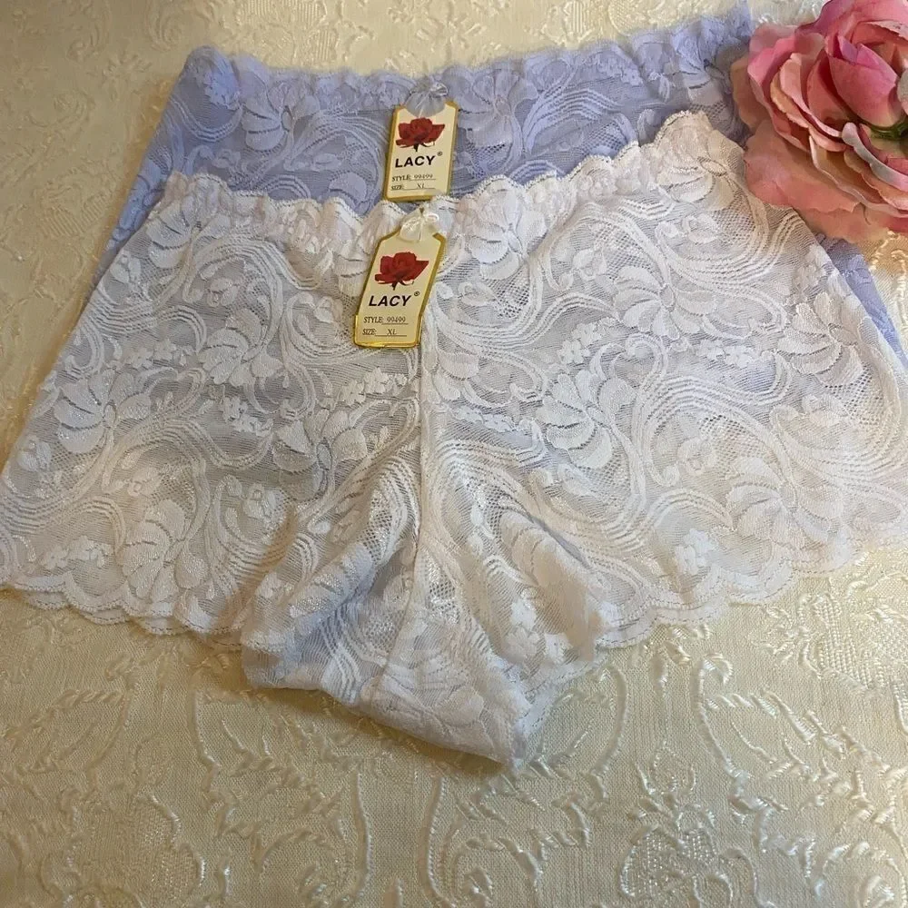 Lacy Boyshorts sexy panties pack of 2 size XL